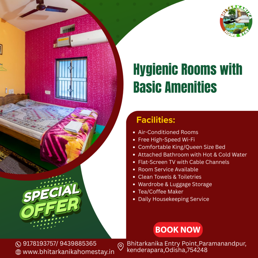 Hygienic Rooms with Basic Amenities